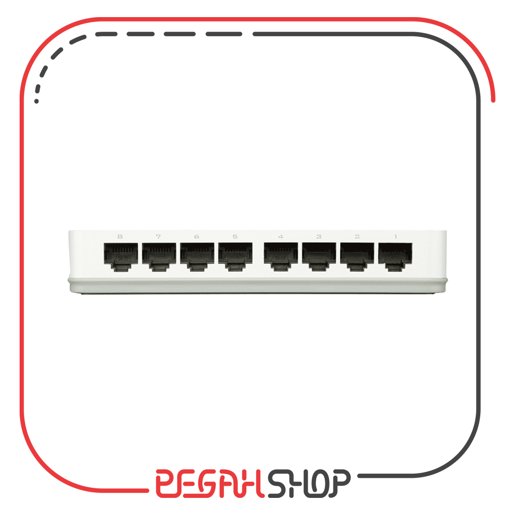 سوییچ شبکه ۸ پورت ۱۰۱۰۰ برند D-Link مدل DES-1008A