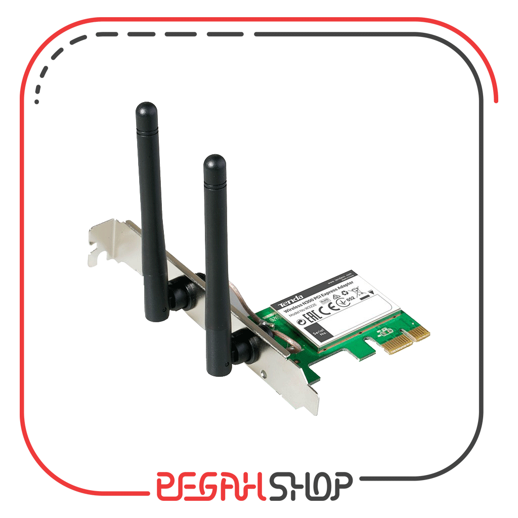 کارت شبکه وایرلس PCI Express برند Tenda مدل W322E