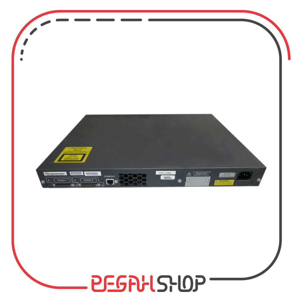 سوئیچ ۲۴ پورت برند Cisco مدل WS-C3750G-24PS-S