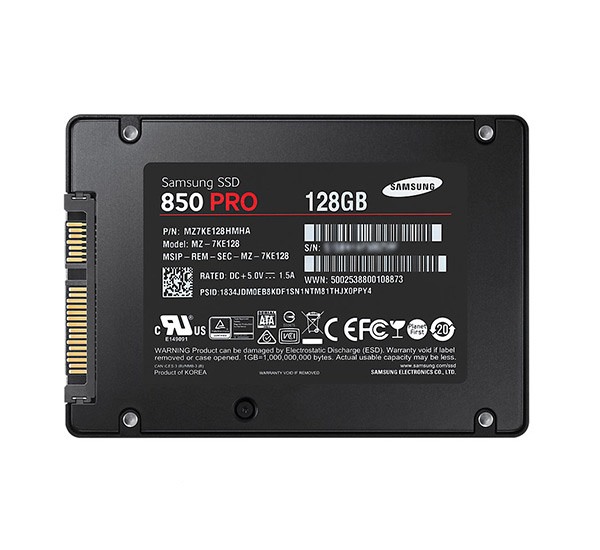 حافظه SSD سامسونگ مدل ۸۵۰ پرو ظرفیت ۱۲۸ گیگابایت