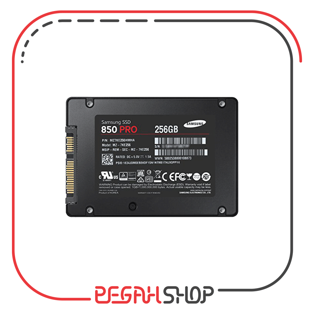 حافظه SSD برند Samsung مدل ۸۵۰ پرو ظرفیت ۱۲۸ گیگابایت
