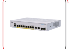 سوئیچ 8 پورت مدیریتی برند Cisco مدل CBS250-8P-E-2G