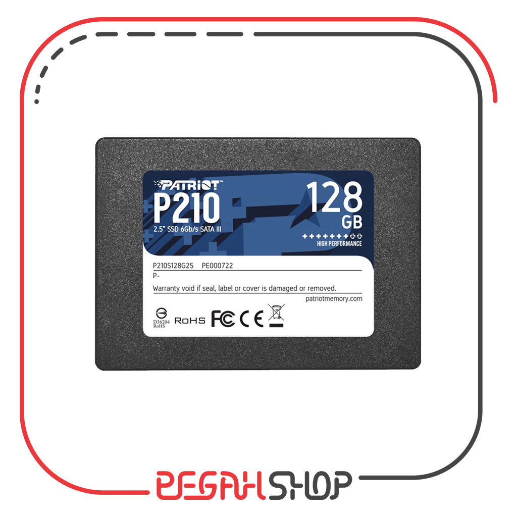 حافظه SSD برند PATRIOT مدل P210 ظرفیت 128 گیگابایت